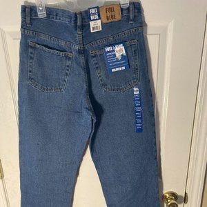 2 Pairs of Full Blue 32x32 Men's Jeans - 1 NWT, 1 LN - 5 pocket, straight leg